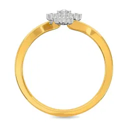 Kisna Diamond & Gold Jewellery Rebeka 18k (750) Diamond & Gold Ring For Women image 5
