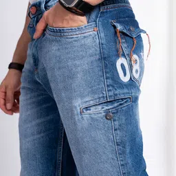 nostrum Men Regular Fit Mid-Rise Light Fade Jeans-image-10