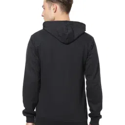 Campus Sutra Black Hooded Sweatshirt image 2