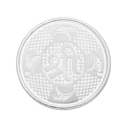 Sri Jagdamba Pearls Radha Krishna 999 Silver 10gm Silver Coin image 2