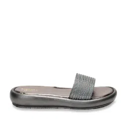 Scentra Women's Alyza Cushion Metallic Casual Wedges-picture-2