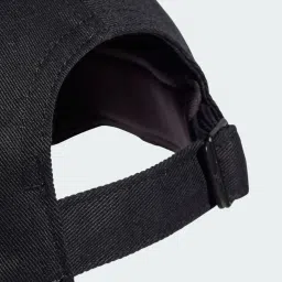 adidas Black Striped Baseball Cap - Medium image 5