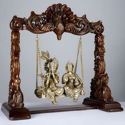 Exotic India Brown Religious Idol Showpiece-picture-45