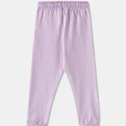 R&B Kids Lilac Graphic Regular Fit Joggers image 2
