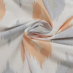 Maspar Optimist Bloom Red Cotton Printed 144 TC King Bedsheet with 2 Pillow Cover image 4