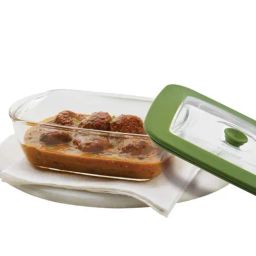 Borosil Glass Dish with Lid, 1pc, 1100ml, (Transparent)-picture-37