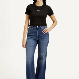 Levis Women Classic Regular Fit High-Rise Light Fade Stretchable Jeans-image-19