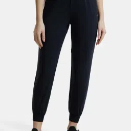 Jockey Black Mid Rise Sports Track Pants-picture-15