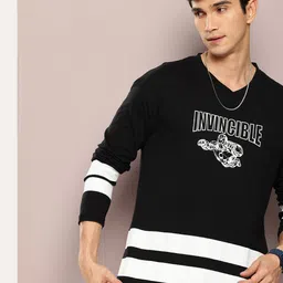 Kook N Keech Marvel Printed Drop-Shoulder Sleeves Oversized Pure Cotton T-shirt-picture-37