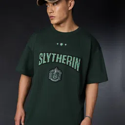 The Souled Store Harry Potter Keeper Printed Pure Cotton Oversized T-shirt-picture-53