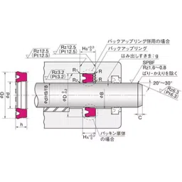 NOK φ96x111 mm USI Type Polyurethane Rubber Packing Seal, USI 96 111 9 image 3