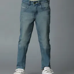 Tales & Stories Slim Fit Light Faded Button Down Jeans - Blue-picture-16