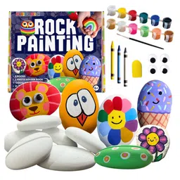 Craftopedia Rock Painting Kit with Photo Holder and Googly Eyes - Multicolor-picture-18