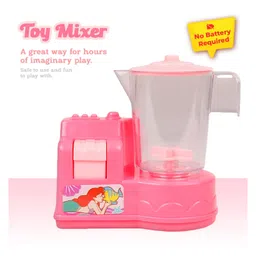 Disney Princess Themed Toy Mixer Real Operating Kitchen Toy Mixer - Baby Pink image 2