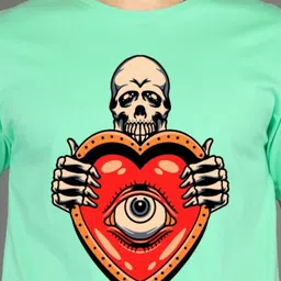 BRAWNY BATTLER Men Graphic Printed Round Neck Cotton T-shirt image 5
