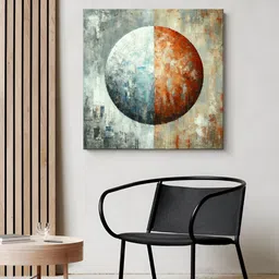999Store Grey & Brown 1 Piece Wood Abstract Wall Paintings-picture-11