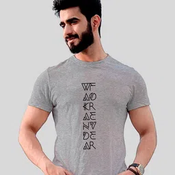 Jack Paris Typography Printed Round Neck Short Sleeves Cotton T-shirt-picture-24
