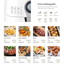 CUCKOO CAF-C0510D 1400 W 4.7 L White Air Fryer Baking & Roasting image 5