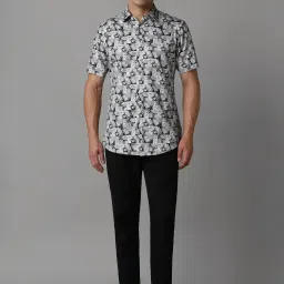 Louis Philippe Multicolored Cotton Slim Fit Printed Shirt image 5