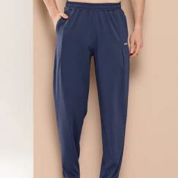ALCIS Navy Regular Fit Yoga Sports Trackpants-picture-7