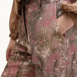 RAREISM Pink Poly Printed Trousers image 5