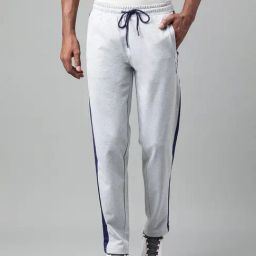 ALCIS Soft Touch Light Grey Slim Fit Athleisure Sports Trackpants-picture-25