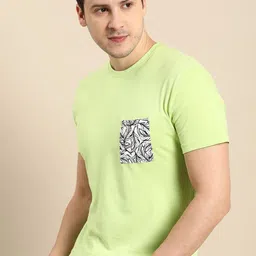 Being Human Graphic Printed Pure Cotton Pocket T-shirt-image-18