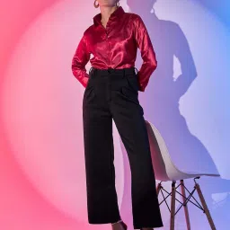 BUYNEWTREND Grey & Red Regular Fit Shirt (Pack Of 2) image 5