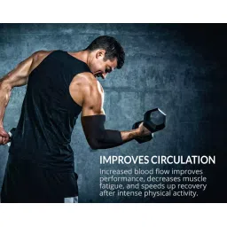 Besafe Forever Elbow Sleeves/ Support/ Guard/ Compression Socks Pair, Black, L image 5