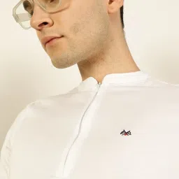 Thomas Scott White Cotton Regular Fit T-Shirt image 5