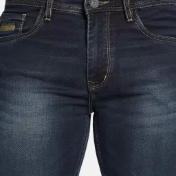 Octave Blue Cotton Regular Fit Jeans image 5