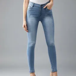 DOLCE CRUDO Light Blue Distressed Jeans-image-24
