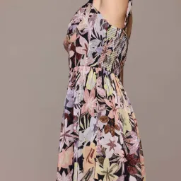 Label Ritu Kumar Multicolored Printed A-Line Dress image 5