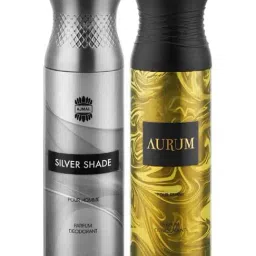 Ajmal Silver Shade & Aurum Deodorants for Unisex - Pack of 2-picture-10