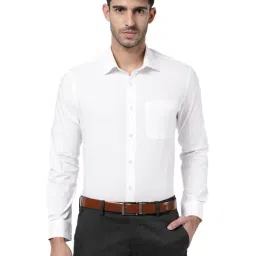 Ad By Arvind White Cotton Regular Fit Shirt-image-39