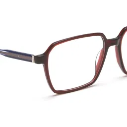 IDEE Maroon Square Eye Frames for Men image 5