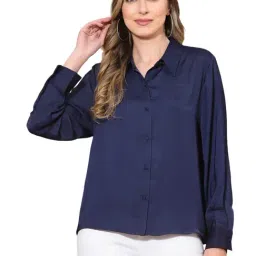 Strong & Brave Navy Regular Fit Shirt-picture-32