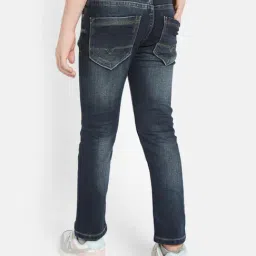 Octave Kids Navy Solid Jeans image 2