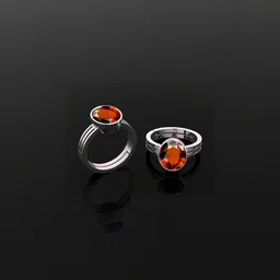 GenZcomplex Brass Garnet Finger Ring-image-18