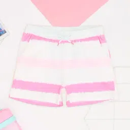 Pantaloons Junior Girls Pink Shorts-image-76