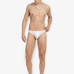 BASIICS by La Intimo Multi-Color Polyester Relaxed Fit Solid Briefs (Pack Of 2) image 5