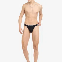 BASIICS by La Intimo Multi-Color Blended Relaxed Fit Solid Thongs (Pack Of 2) image 5