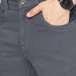 Sf Jeans By Pantaloons Grey Cotton Slim Fit Jeans image 5