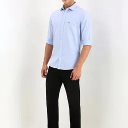 Allen Solly Blue Slim Fit Shirt image 5