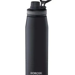 Borosil Black Stainless Steel Double Wall Vacuum Insulated Water Bottles (900ml)-picture-26