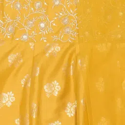 Akkriti by Pantaloons Girls Lemon Zest Embroidery Suit Set image 4