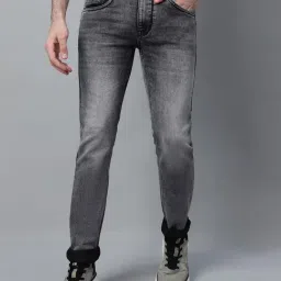 Cantabil Black Denim Regular fit Solid Jeans-picture-25