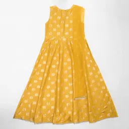 Akkriti by Pantaloons Girls Lemon Zest Embroidery Suit Set image 2