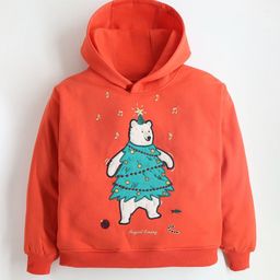 Cherry Crumble Kids Graphic Printed Hooded Neck Sweatshirt-picture-5