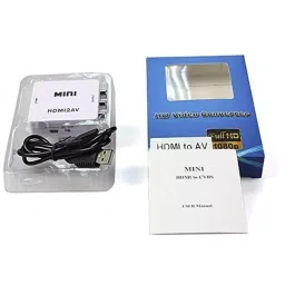 LOTA HDMI to RCA Adapter White with Audio Supports 1080p Full HD Plug & Play, MST-824-LT image 3